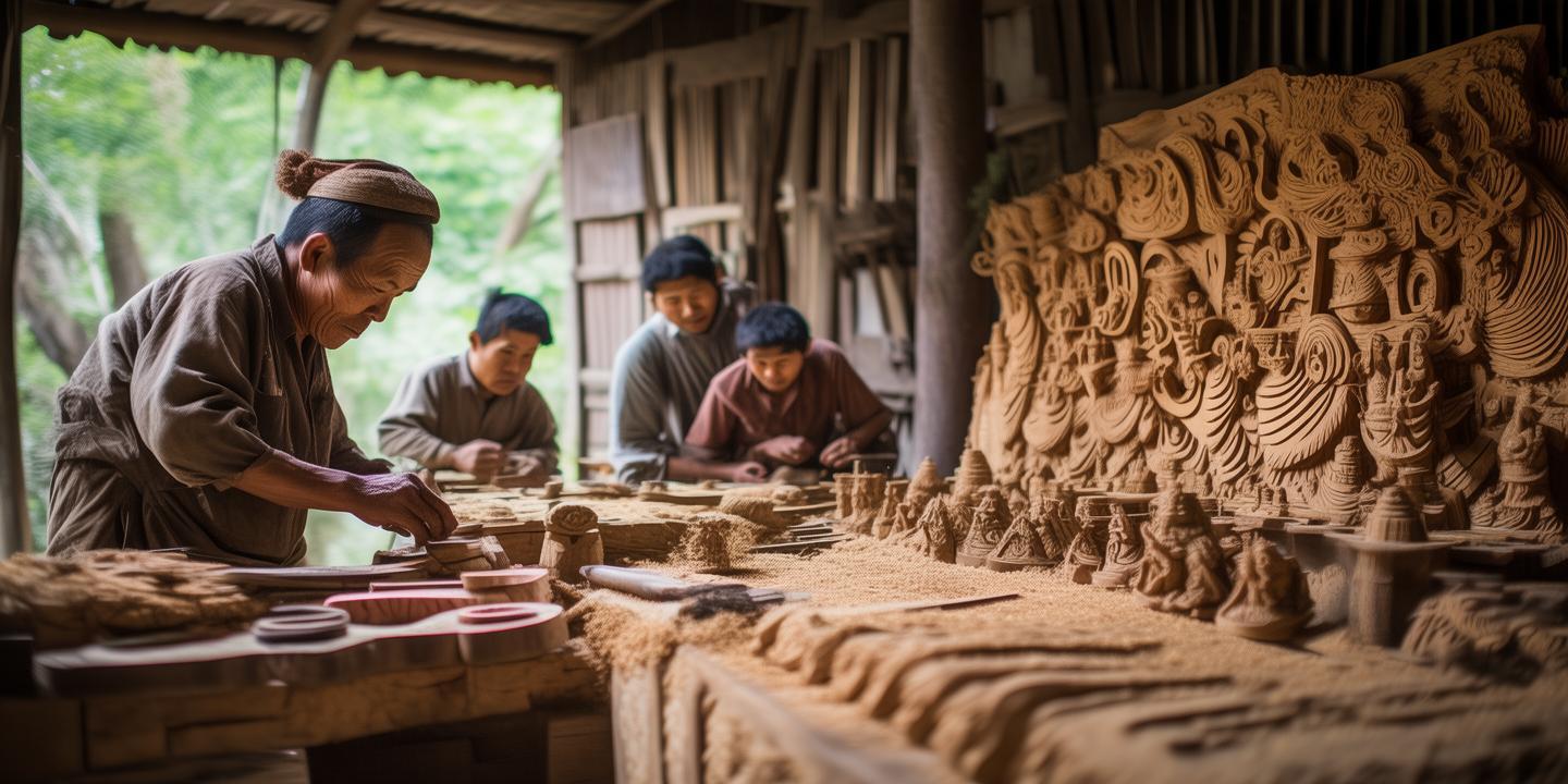 揭阳潮汕木雕技艺传承:驻村授艺,村民作品远销海外